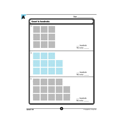 Level 10 E-Book Set | 2nd Grade - 3rd Grade Math Curriculum | Hundreds & 3-Unit Numbers: Addition and Subtraction Skills