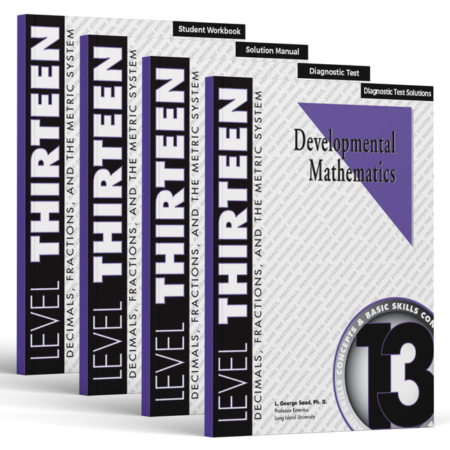 Level 13 E-Book Set | 4th Grade - 5th Grade Math Curriculum | Decimals, Fractions & the Metric System: Concepts and Skills