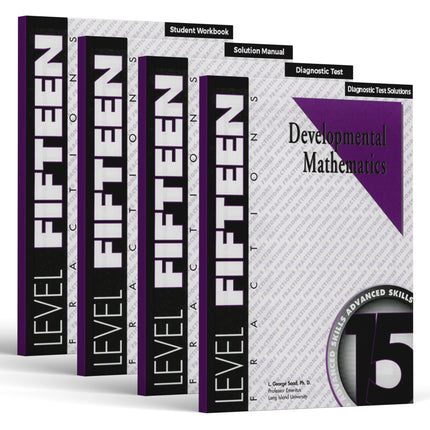 Level 15 E-Book Set | 5th Grade - 6th Grade Math Curriculum | Fractions: Advanced Skills