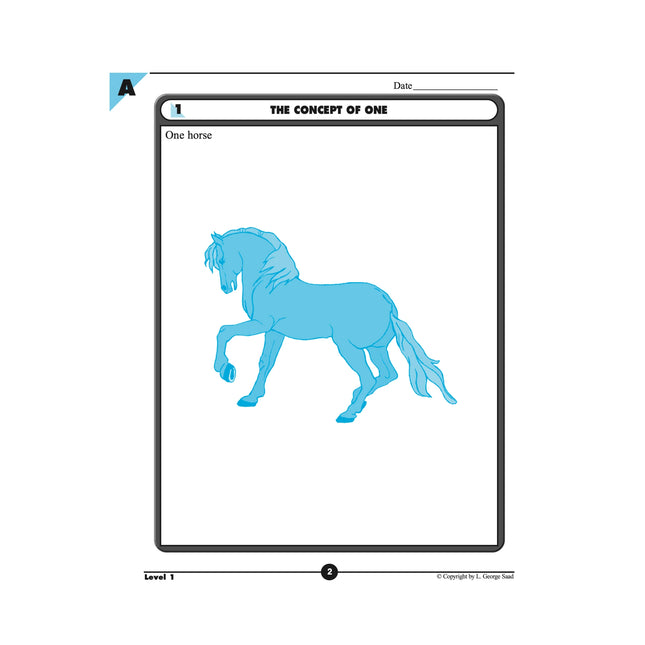 Level 1 E-Book Set | Pre-K - Kindergarten Math Curriculum | Ones: Concepts and Symbols