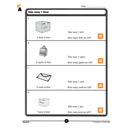 Level 3 E-Book Set | Kindergarten - 1st Grade Math Curriculum | Ones: Subtraction Concepts and Basic Facts