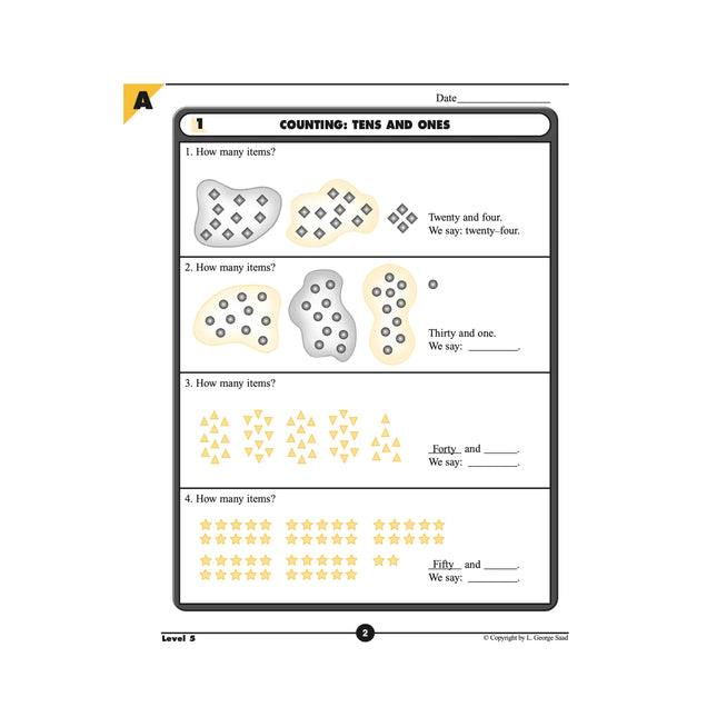 Level 5 E-Book Set | 1st Grade - 2nd Grade Math Curriculum | Tens & Ones: Simple Additions and Subtractions