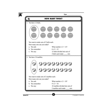 Level 9 E-Book Set | 3rd Grade Math Curriculum | Division: Concepts and Facts