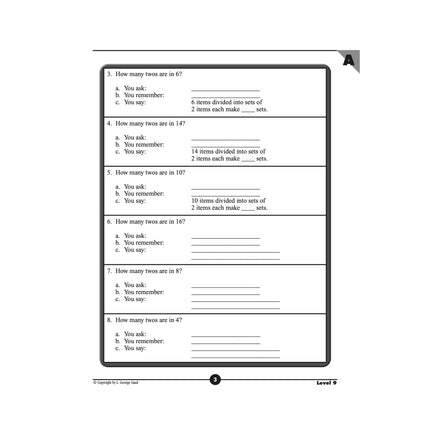 Level 9 E-Book Set | 3rd Grade Math Curriculum | Division: Concepts and Facts