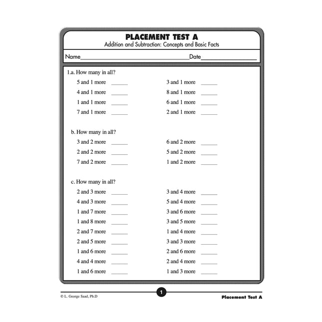 Placement Test Set (for Levels 2 - 16)