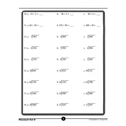 Placement Test D (for Levels 11 - 13)