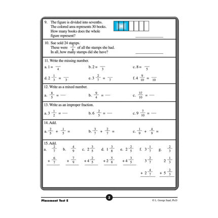 Placement Test E (for Levels 14 - 16)